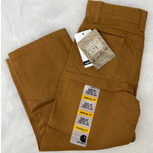 Carhartt Boys Canvas Dungaree 4T NWT